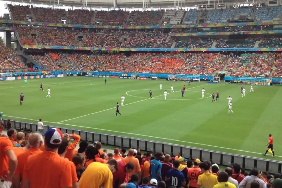 Jogo na Arena Fonte Nova